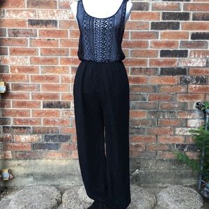 Topshop Lace Pants Jumpsuit